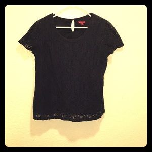 *Lacy and Elegant* Casual or Dress Merona Tshirt